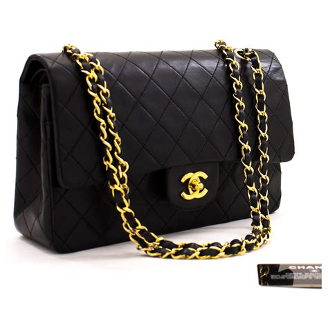 chanel black handbag price|authentic chanel black handbags.